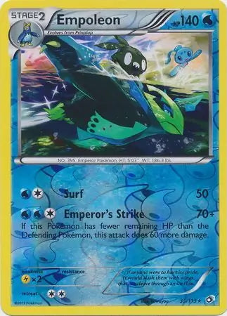 Legendary Treasures Empoleon #35/113 reverse holo